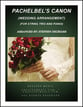 Pachelbel's Canon (Wedding Arrangement: for String Trio - Piano Accompaniment) P.O.D. cover